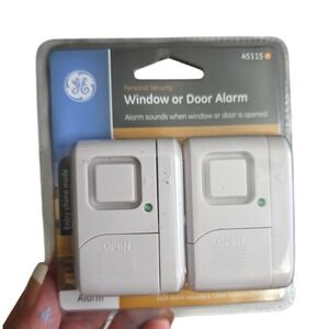 GE Personal Security Window Door Alarm, 2‎ Pack, 45115 F3